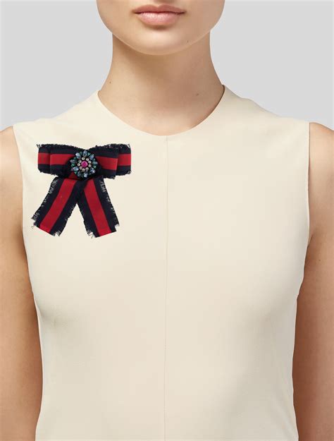 gucci grosgrain bow brooch replica|Gucci Grosgrain Bow Brooch .